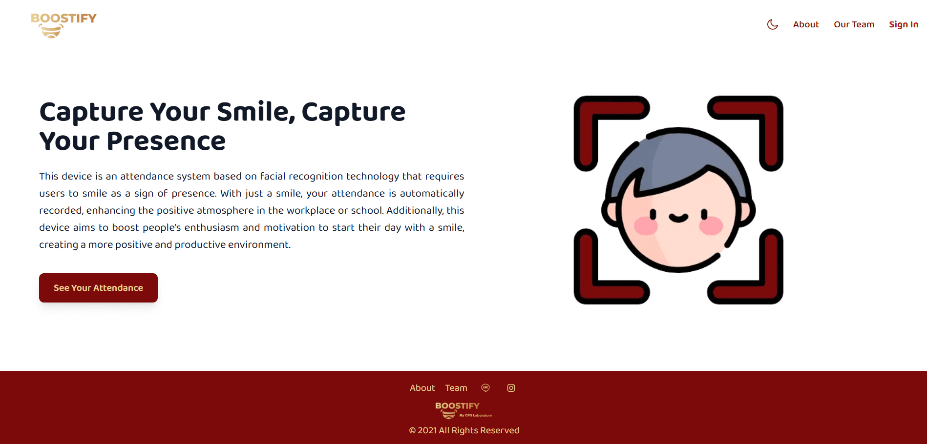 Boostify – Face Recognition Attendance